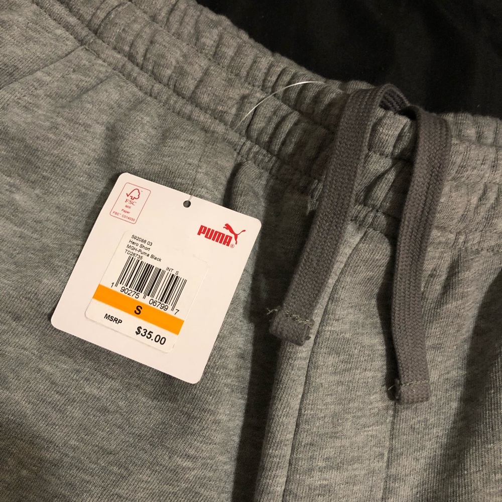 Men’s grey Puma shorts. - Picture 3 of 5